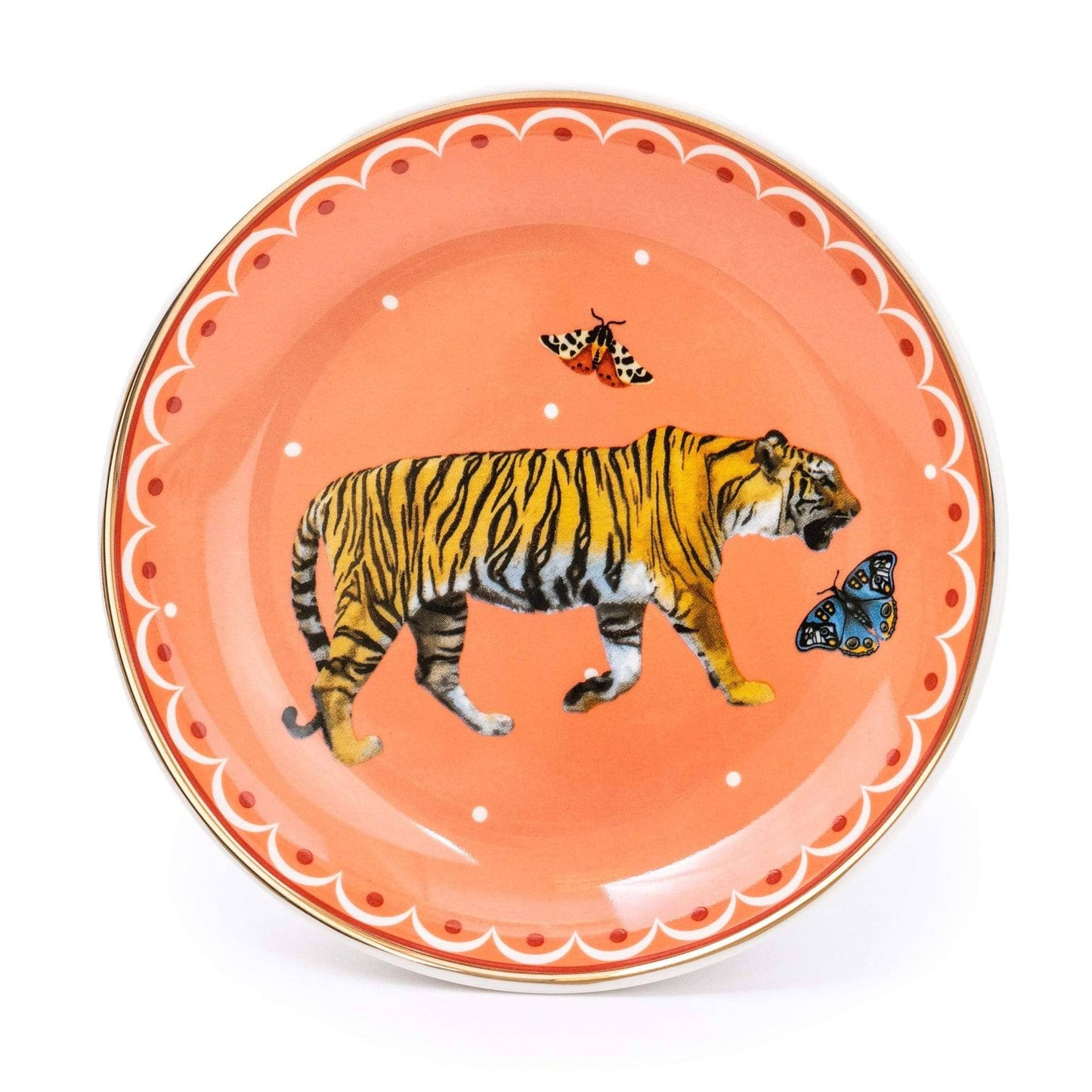 Tiger Peach Trinket Dish