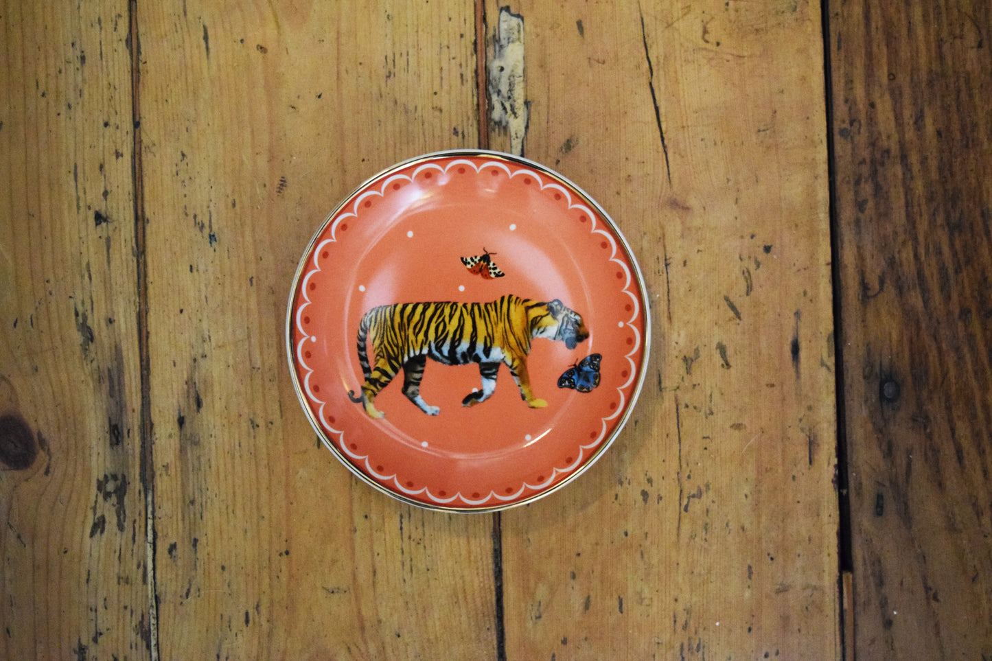 Tiger Peach Trinket Dish