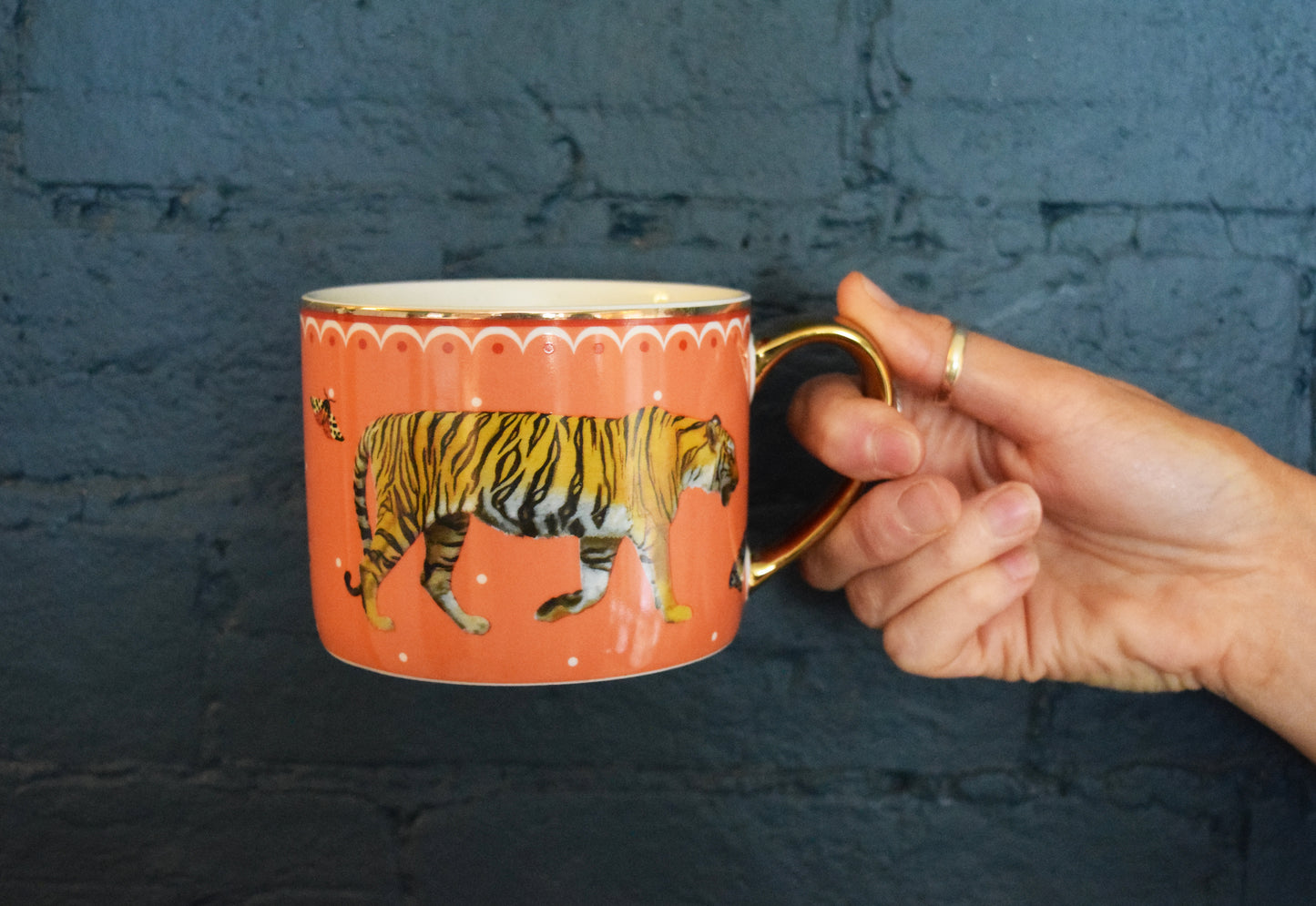 Tiger Peach Mug