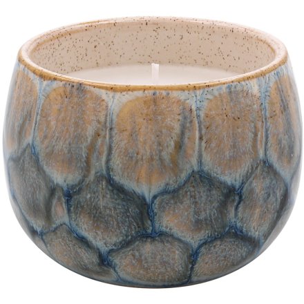 Green Reactive Glaze Candle