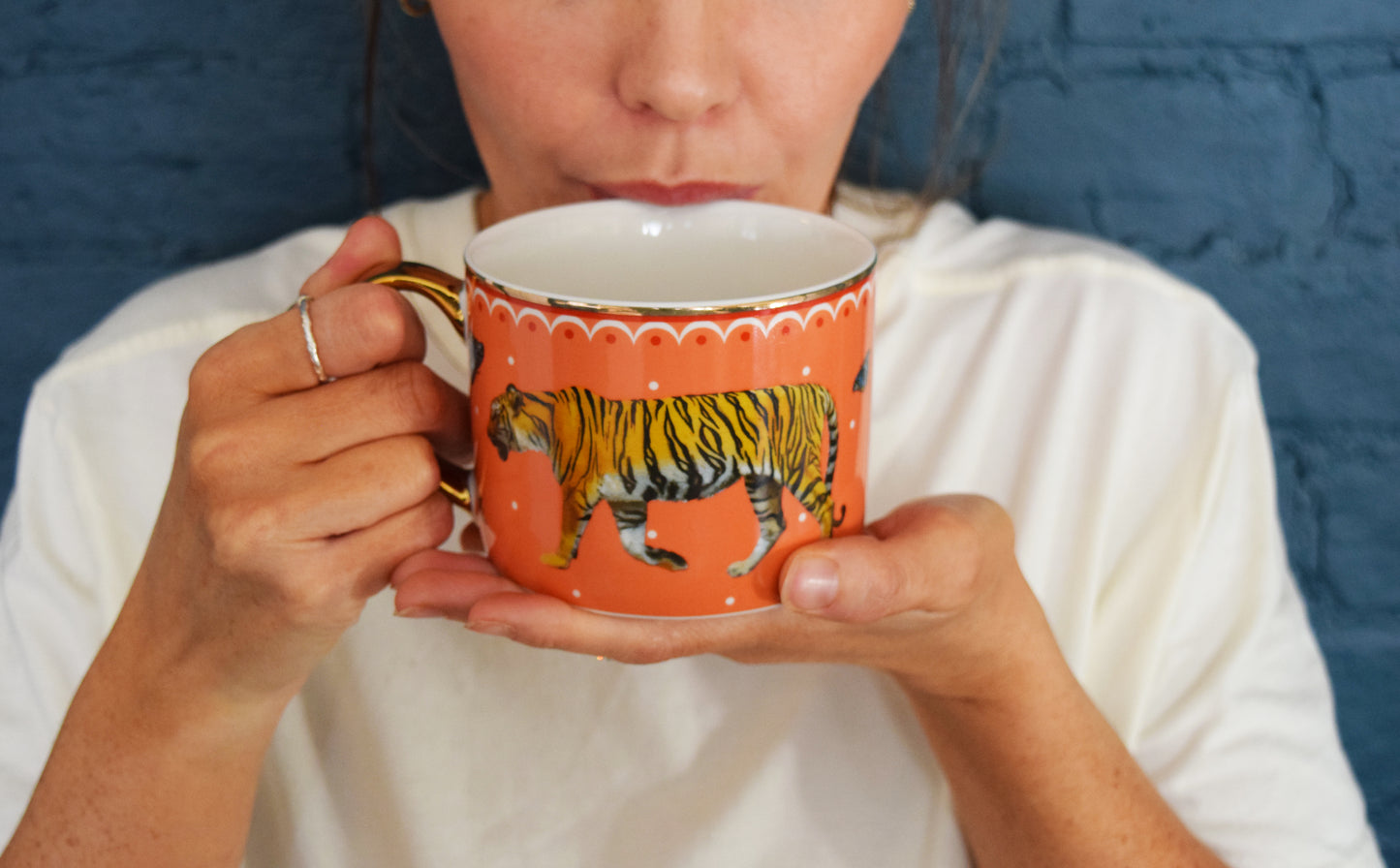 Tiger Peach Mug